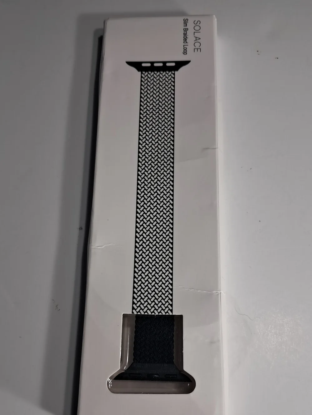 Solace Slim Imperium Loop for Apple Smart Watch Band- Black